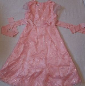 Pink Bonnie Jean dress with floral design